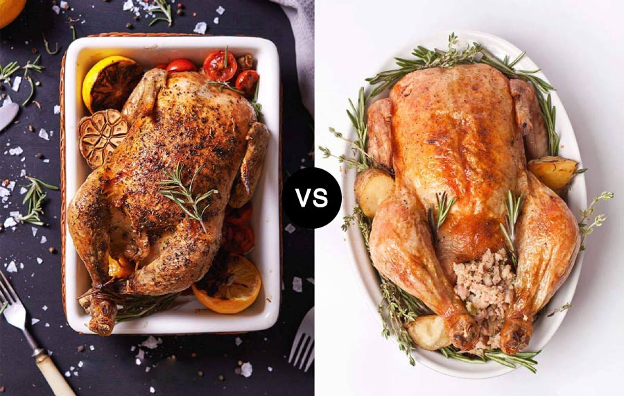 پروتئین گوشت مرغ بیشتر است یا گوشت بوقلمون