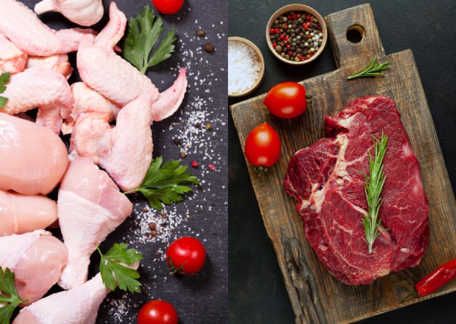 مقایسه ارزش غذایی گوشت مرغ و گوسفند