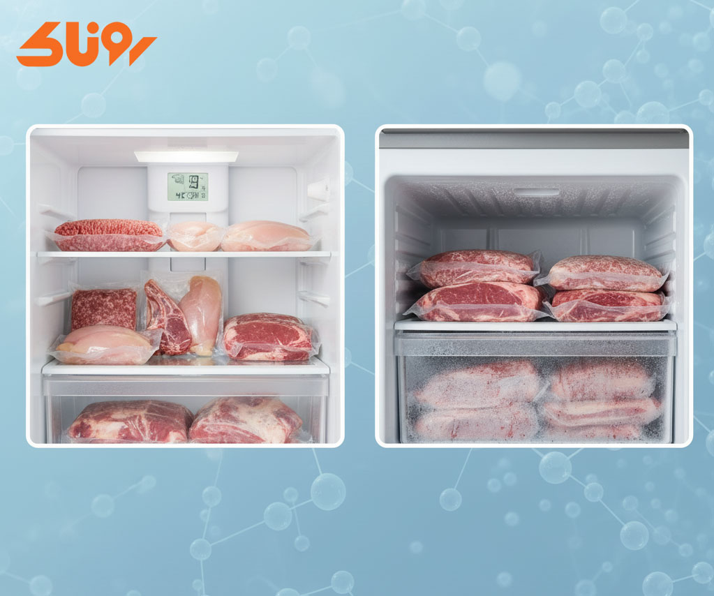 راهنمای نگهداری گوشت و مرغ بسته بندی در یخچال و فریزر